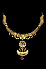 Pure 24 carat gold jewellery necklace