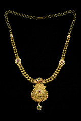 Pure 24 carat gold jewellery necklace
