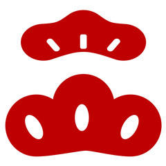 ベクター　松　正月　アイコン　セット