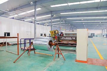Solar energy production equipment, in a manufacturing enterprise on december 22, 2013, tangshan, china.