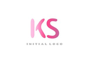 KS Initial Logo for your startup venture