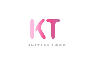 KT Initial Logo for your startup venture