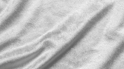 Fond de velours blanc argenté ou texture de flanelle de velours en coton ou en laine avec un tissu de satin velouté et moelleux en tissu de couleur métallique