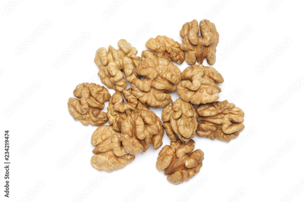 Poster Walnuts on white