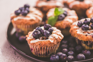Blueberry muffins