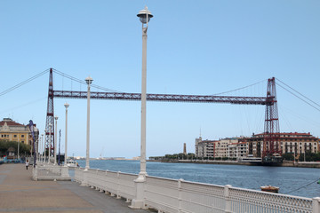 The Vizcaya Bridge, Bilbao, Spain