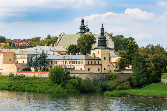 Church of the Norbertine Sisters on the bank of the Vistula River, Krakow, Poland