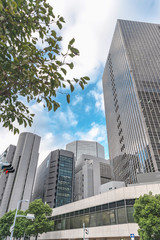大阪梅田 ビジネス街の風景