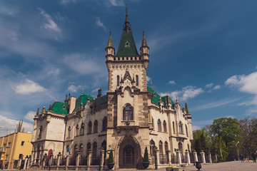 Fototapeta na wymiar View of Jakabov Palace