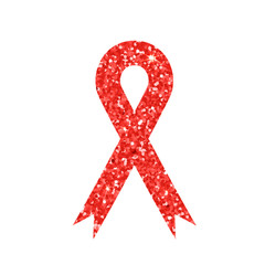 World AIDS day. Awareness. Medical sign. Vector icon.