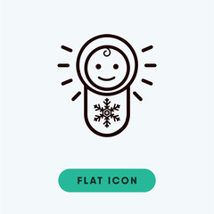 Baby vector icon