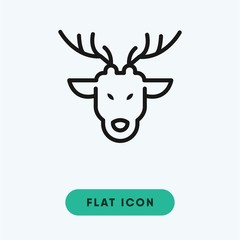 Reindeer vector icon