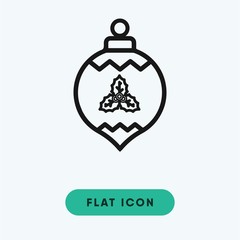Bauble vector icon