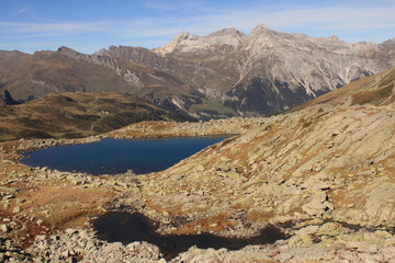 Bezaubernde Alpenlandschaft am Bergseeli (Splügen)