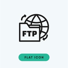 Ftp vector icon