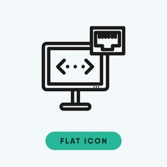 Ethernet vector icon