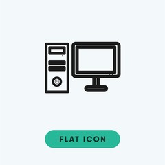 Computer vector icon