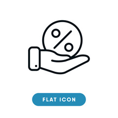 Discounts black friday vector icon