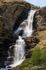 cascata a Ceresole Reale, nel parco nazionale del Gran Paradiso