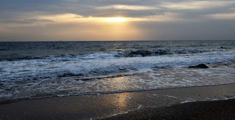 Cyprus Mediterranean sunrise sea