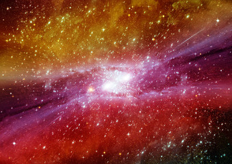 galaxy in a free space