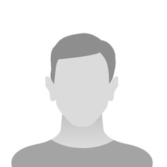 Person gray photo placeholder man
