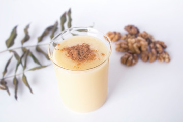 Traditional Turkish drink consumed frequently during winter months Boza or Bosa.