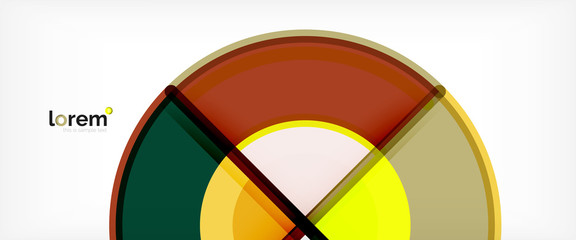 Modern geometric abstract background