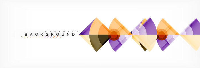 Modern geometric abstract background
