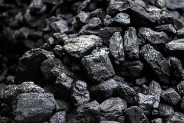 Hard coal for coal, hard coal texture.