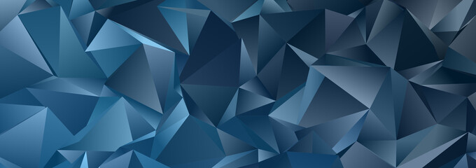 Fototapeta premium Triangular 3d, modern background