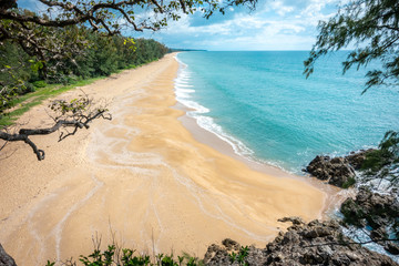 beach at  Phra Thong Island,Khao Lak ,Phang nga.