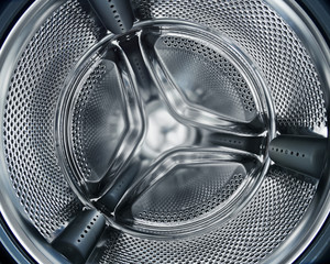 Washing machine drum, close up