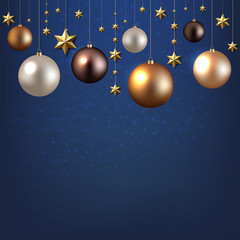 Christmas Garland With Ball And Star