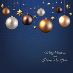 Christmas Garland With Ball And Star