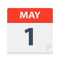 May 1 - Calendar Icon