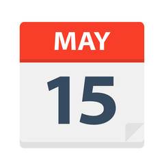 May 15 - Calendar Icon