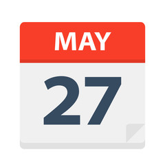 May 27 - Calendar Icon