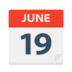 June 19 - Calendar Icon