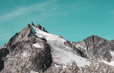 View at the National Park Hohe Tauern - mountain view in Austria