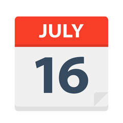 July 16 - Calendar Icon