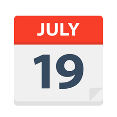 July 19 - Calendar Icon