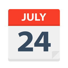 July 24 - Calendar Icon