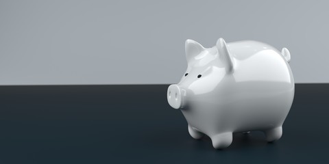 White Piggy Bank