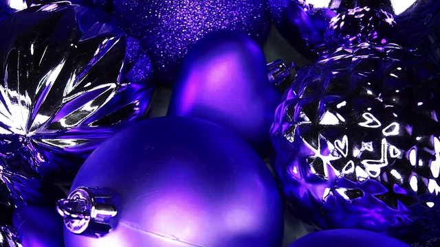 Purple Christmas bauble ball baubles balls ornaments xmas decor