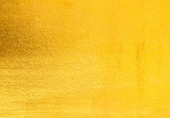 Fototapeta premium Shiny yellow leaf gold foil texture