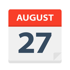 August 27 - Calendar Icon