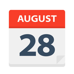 August 28 - Calendar Icon