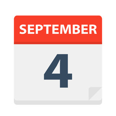 September 4 - Calendar Icon