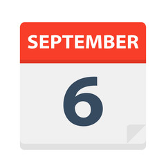 September 6 - Calendar Icon